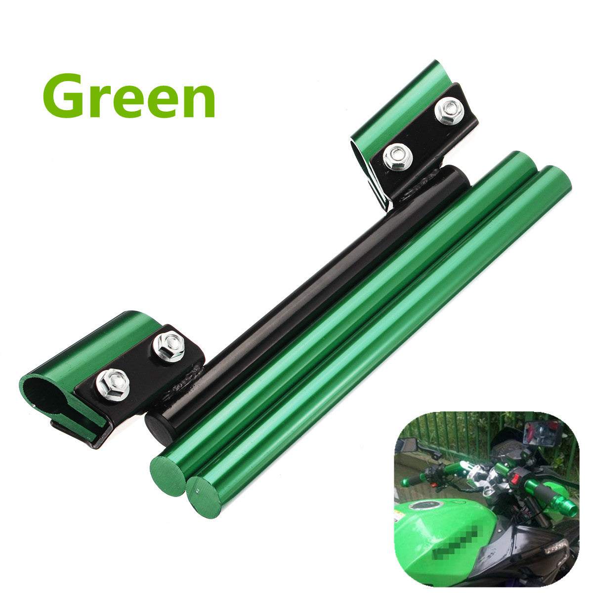 Sea Green 7/8'' 22mm Adjustable Steering Handle Bar System Metal For Honda/Yamaha/Suzuki
