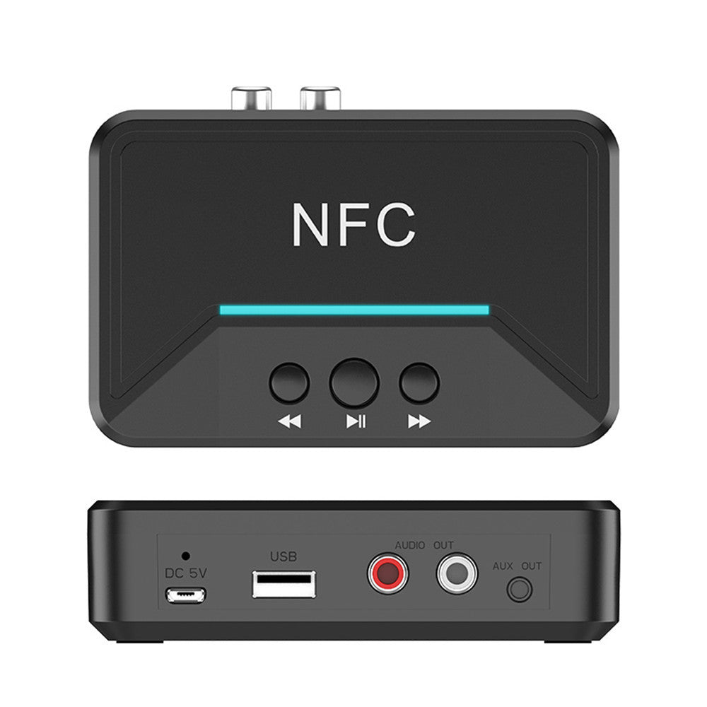 BT200 NFC Wireless Audio bluetooth 5.0+EDR Receiver Adapter For Car Home Speaker Stereo - Auto GoShop