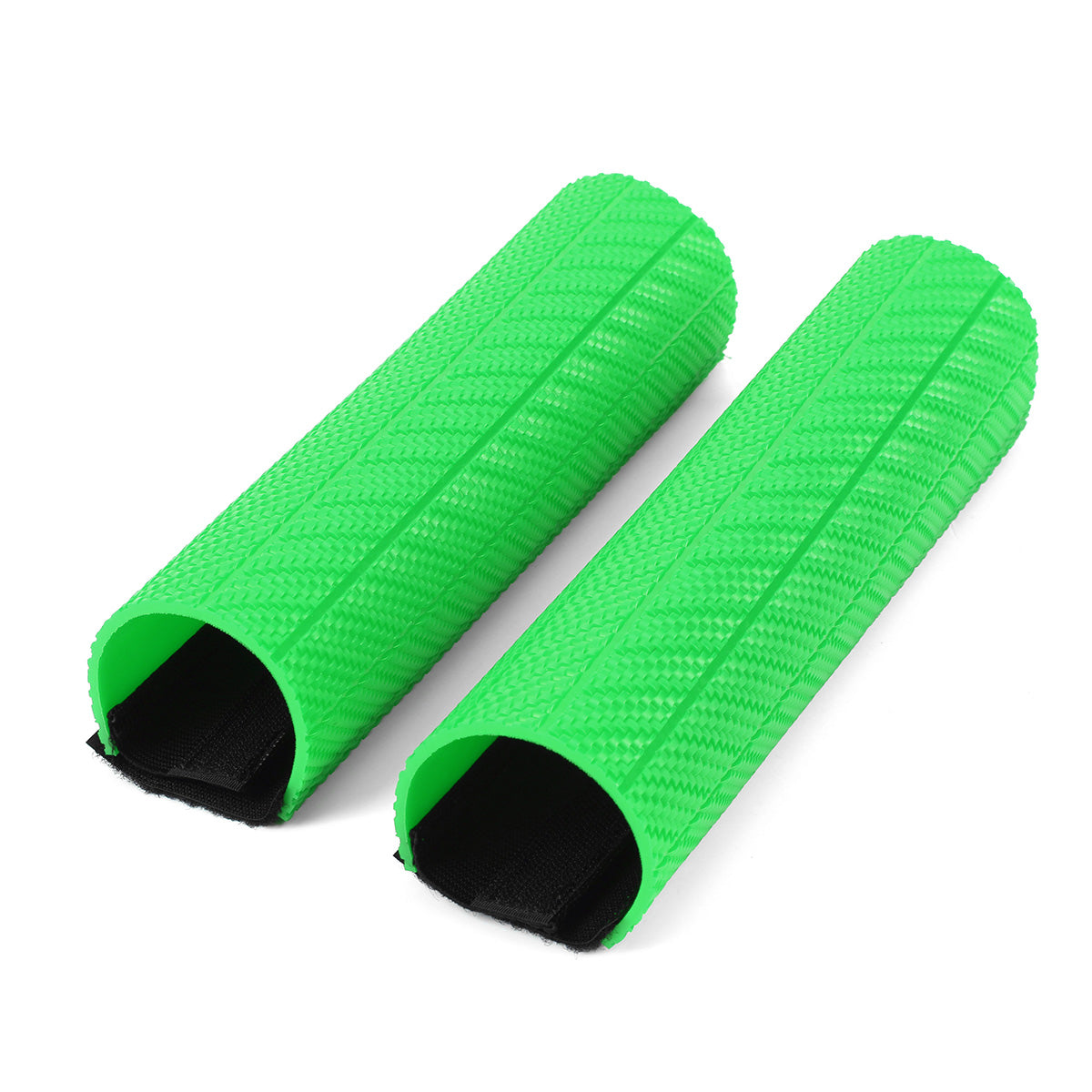 Medium Sea Green Motorcycle Front Fork Protector Shock Absorber Guard Wrap Cover Skin