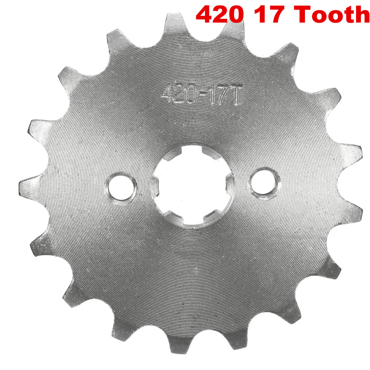 Slate Gray 420 10/11/12/13/14/15/16/17/18/19 Tooth Front Counter Sprocket 17mm Shaft For 70cc 110cc 125cc Motorcycle Pit Dirt Bike ATV