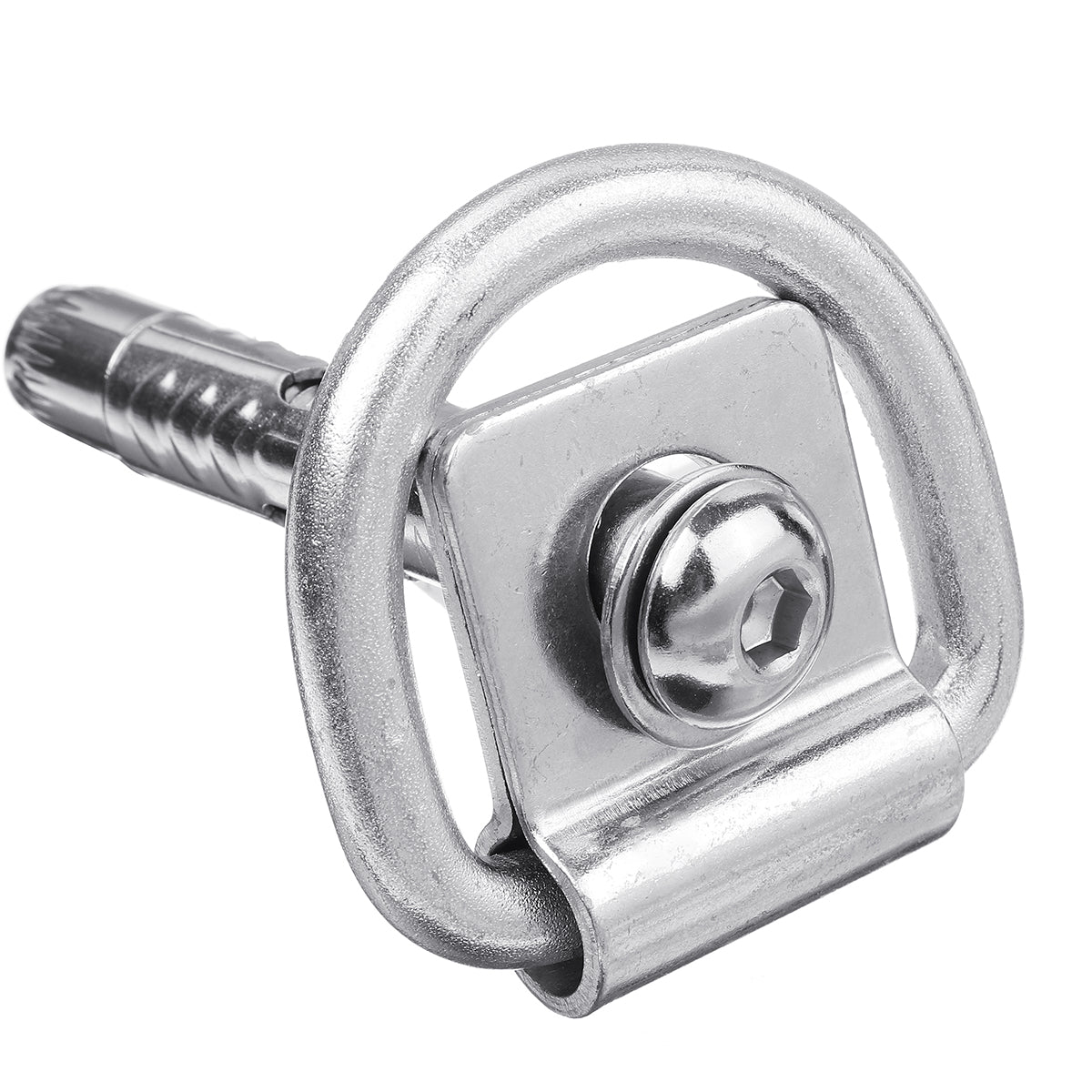 Gray Motorcycles Ground Safety Lock Stainless Steel Motorcycle Parking Lock Silver
