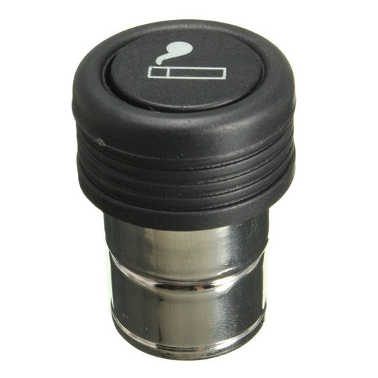 Black Universal 12V Car Auto Cigarette Lighter Plug For Standard Socket - Auto GoShop