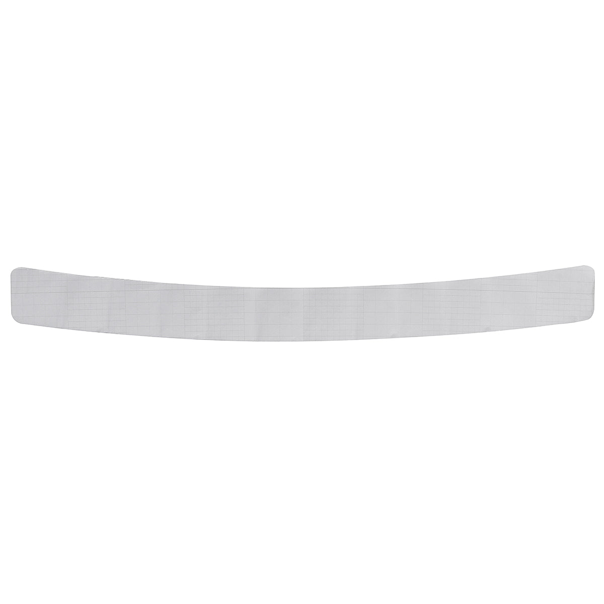 Light Gray Carbon Fiber Sticker Vinyl Decal Car Tail Trunk Sill Plate Bumper Guard Protector Cover Trim