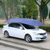 Medium Purple Remote Control Automatic Car Cover Tent Covers Folding Top Roof Umbrella Sunshade Sun UV Protection Waterproof