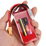 Snow Red 11.1V 1100mah/1300mAh 3S 25C XT60 Plug Lipo Battery RC Car Models Spare Parts
