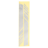 Pale Goldenrod 2Pcs Vinyl Racing Stripe Rearview Mirror Car Sticker Decal For Mercedes-Benz