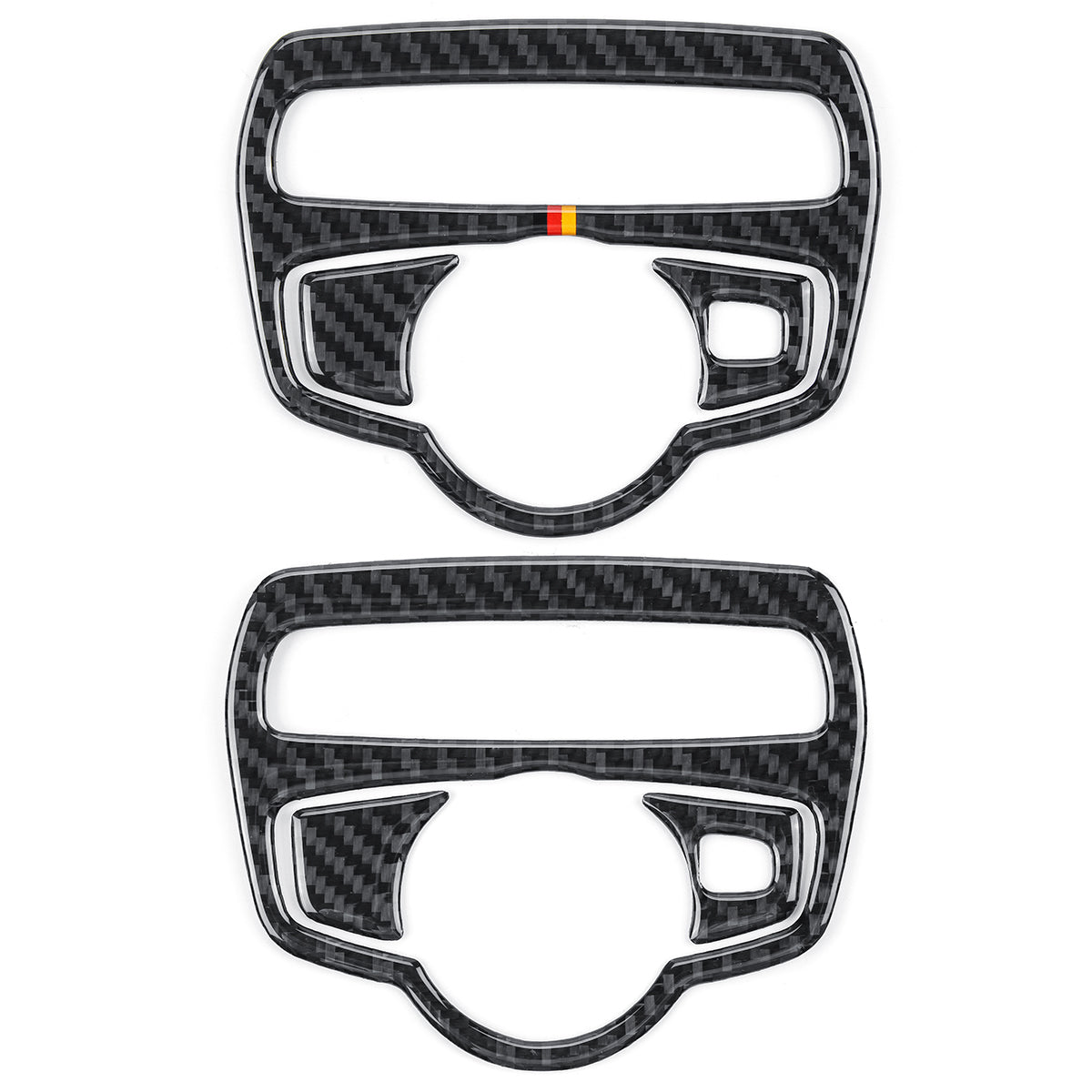 Carbon Fiber Headlight Switch Cover Trim Sticker For Mercedes C Class C180 C200 W205 GLC - Auto GoShop