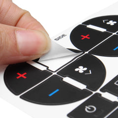 Snow AC Dash Button Repair Kit Car PVC Decals Sticker For General Motors SUV Trucks