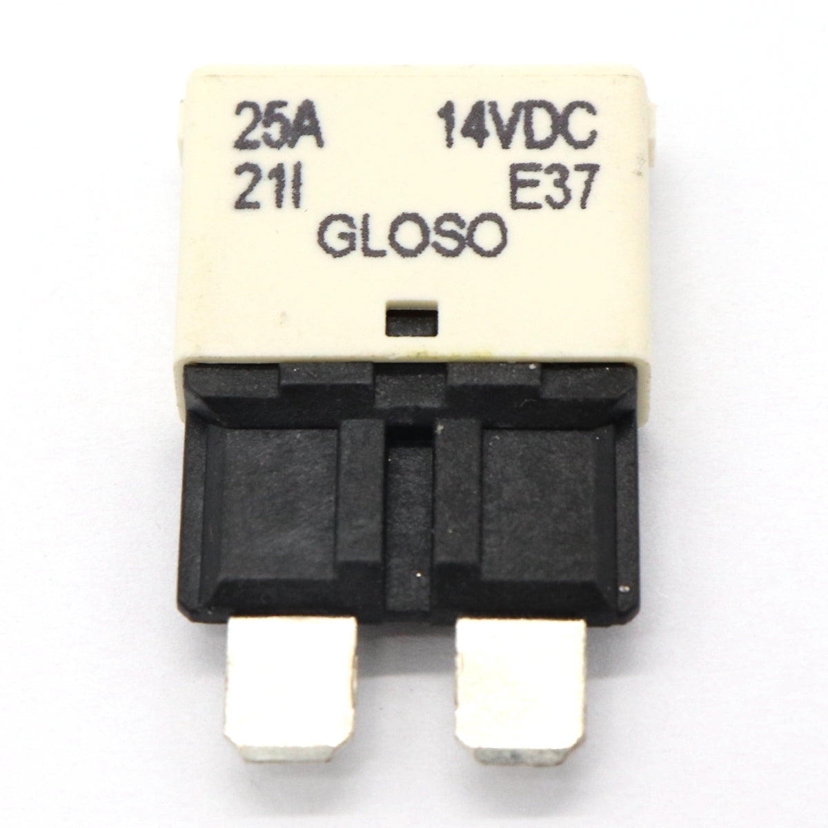 Dark Slate Gray DC 28V 5-30A Reettable Circuit Breaker Fuse Reset Blade for Marine Automotive