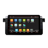 PX6 8 Inch 4+64G for Android 9.0 Car Stereo Radio 6 Core 1 DIN IPS MP5 Player bluetooth GPS WIFI 4G RDS for BMW E46 - Auto GoShop