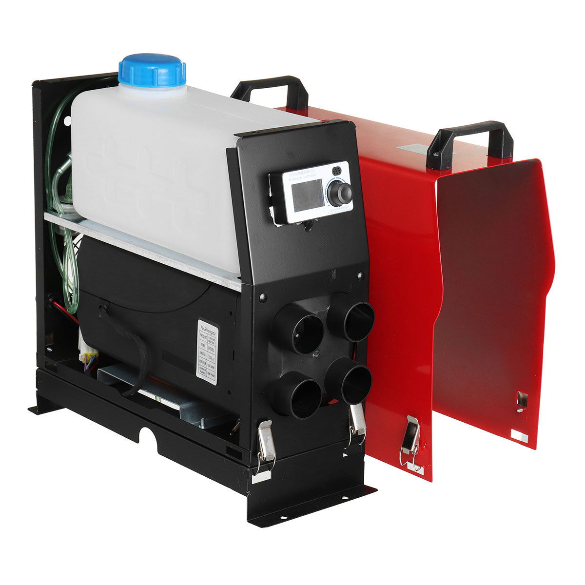 Dark Red 12V 5000W Air Diesel Heater Air Heater Host Knob Switch Car Parking Heater With Remoter Controller