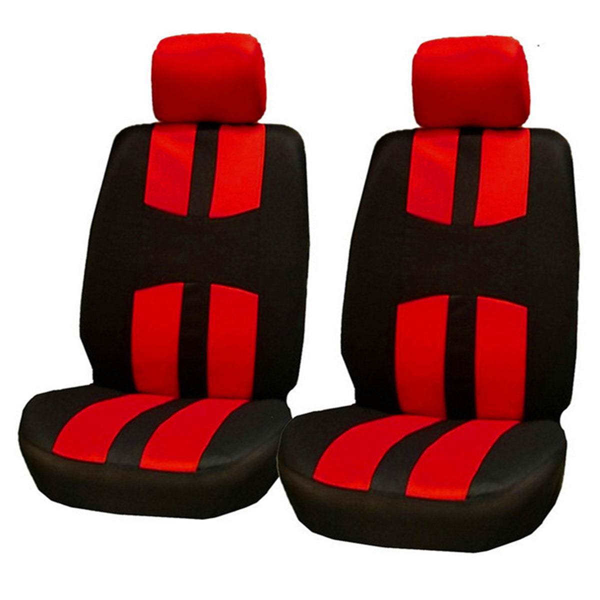 Full Set Car Seat Cover Polyester For Auto Truck SUV 2 Heads Breathable 3D Air Mesh Fabric - Auto GoShop