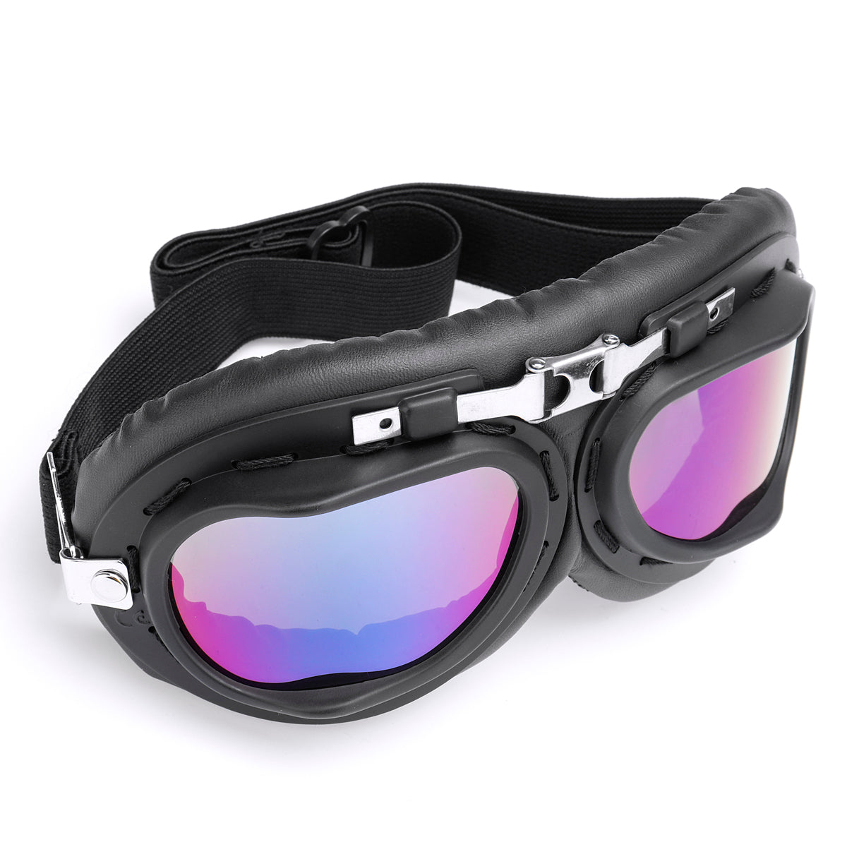 Windproof Retro Helmet Goggles Motorcycle Skiing Scooter ATV Flying Eyewear Glasses - Auto GoShop