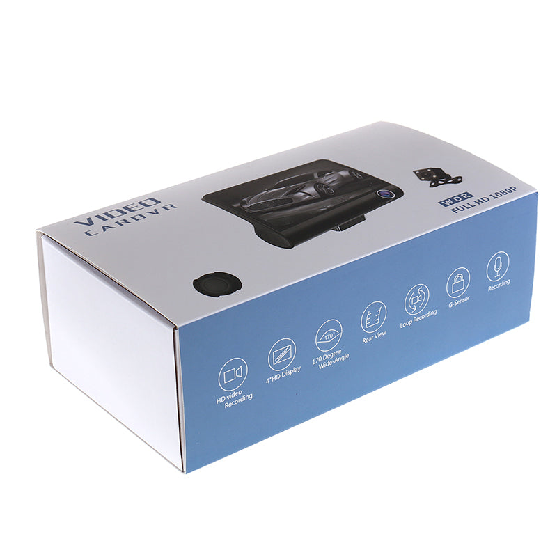 4 inch 3 Lens 1080P Night Vision Driving Recorder Inside and Outside the 3 Recorders Car DVR Camera - Auto GoShop