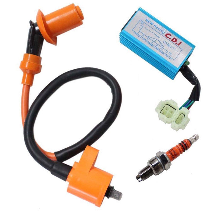 Coral Multi-angle ignition spark plug (Orange)