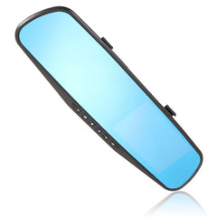 Pale Turquoise 4.3 Inch HD 1080P Cam Video Recorder Rear View Back Reversing Car Mirror Camera DVR