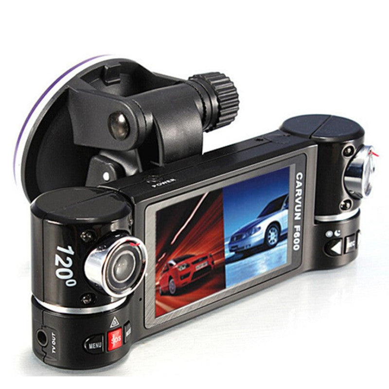 Dual lens driving recorder (F600) - Auto GoShop