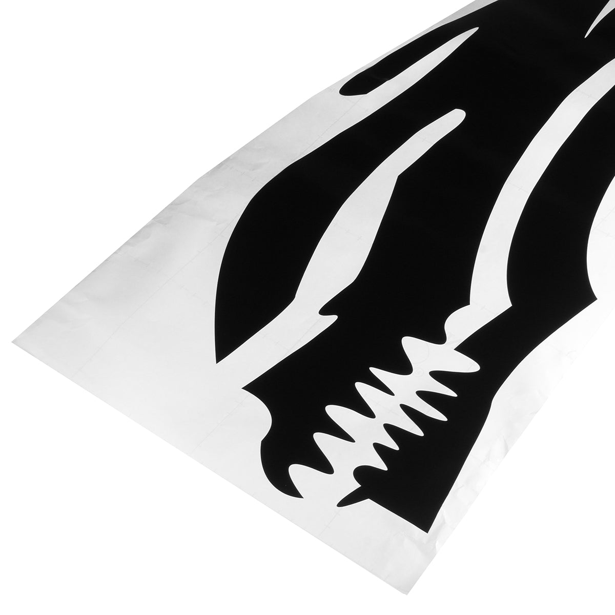 Black 2x 150x30cm Car SUV Skull Side Skirt Body Doors Vinyl Graphic Decals Stickers