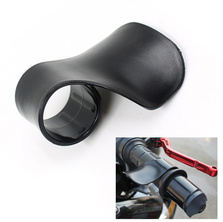 Dark Slate Gray Motorcycle throttle clamp electric car throttle assistant long-distance weapon battery car fuel-saving auxiliary device (Black)