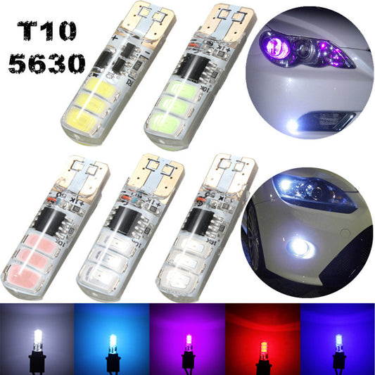 White Smoke T10 5630 6SMD LED Side Marker Light Explosion-flashing Width Lamp 120lm