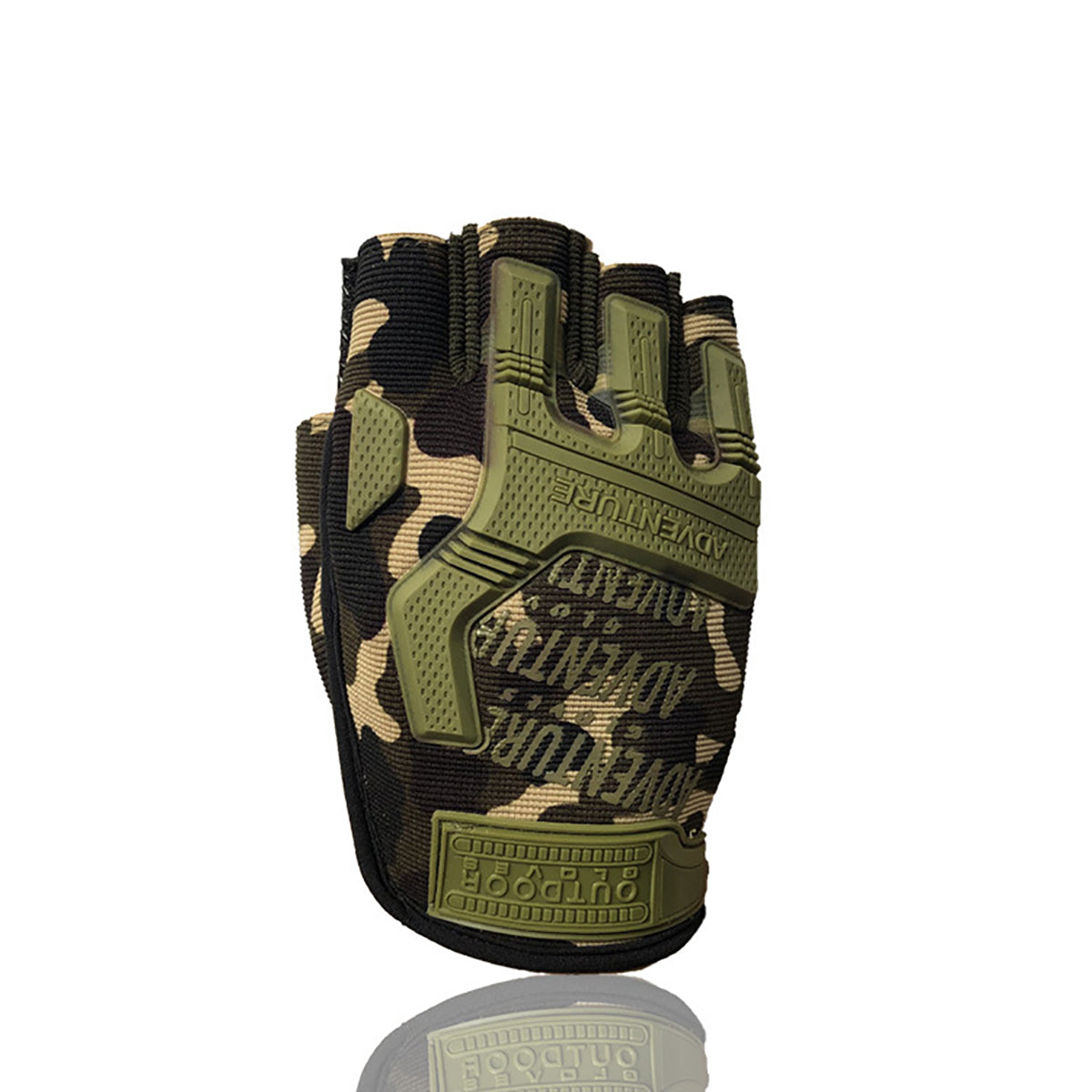 Dark Olive Green Pair Military Tactical Gloves Half Finger Shooting Hunting Motorcycle Army Outdoor Cycling Hiking Gloves