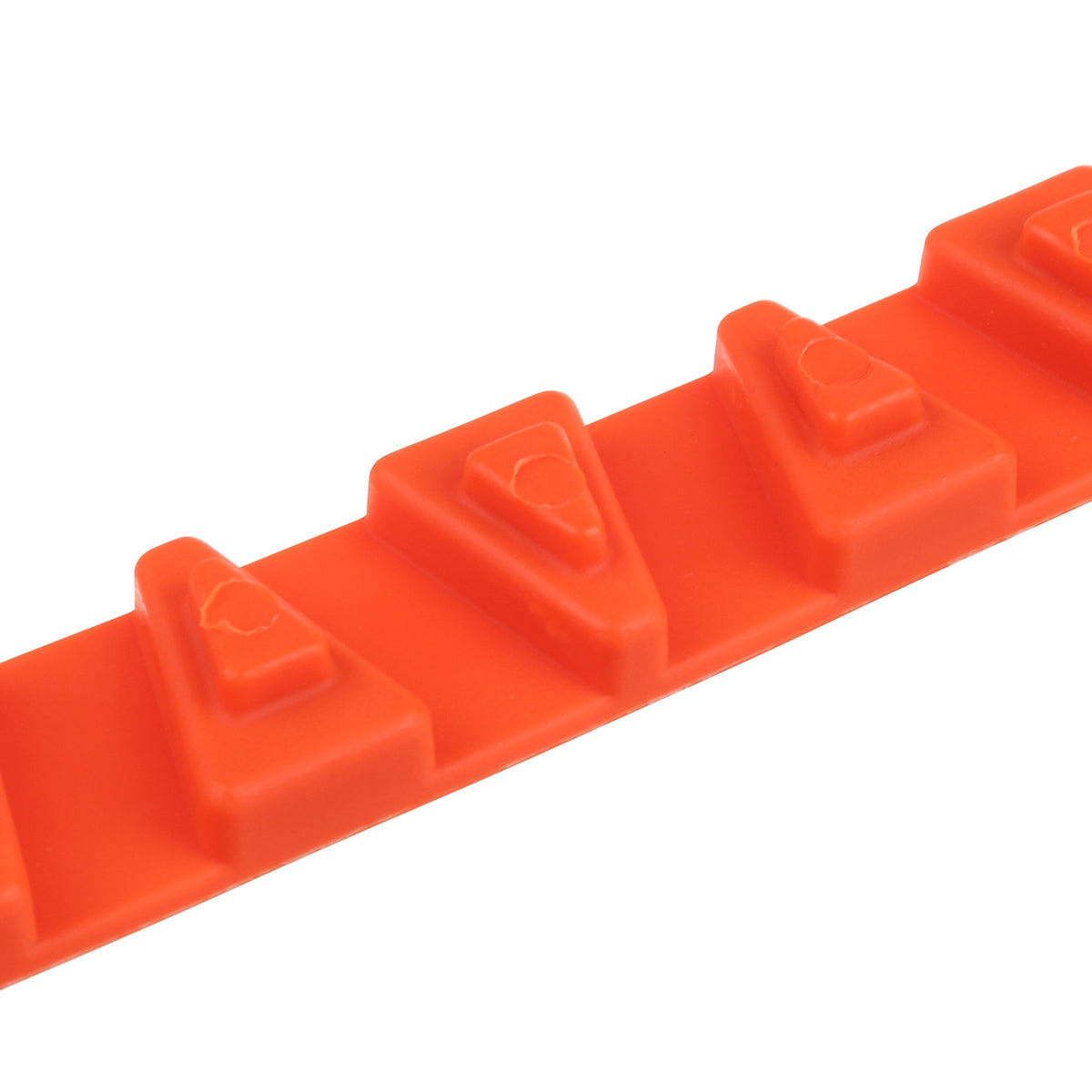 10Pcs Orange Snow Chain Tire Emergency Rainproof Nylon Wear-Resistant Low Temperature - Auto GoShop