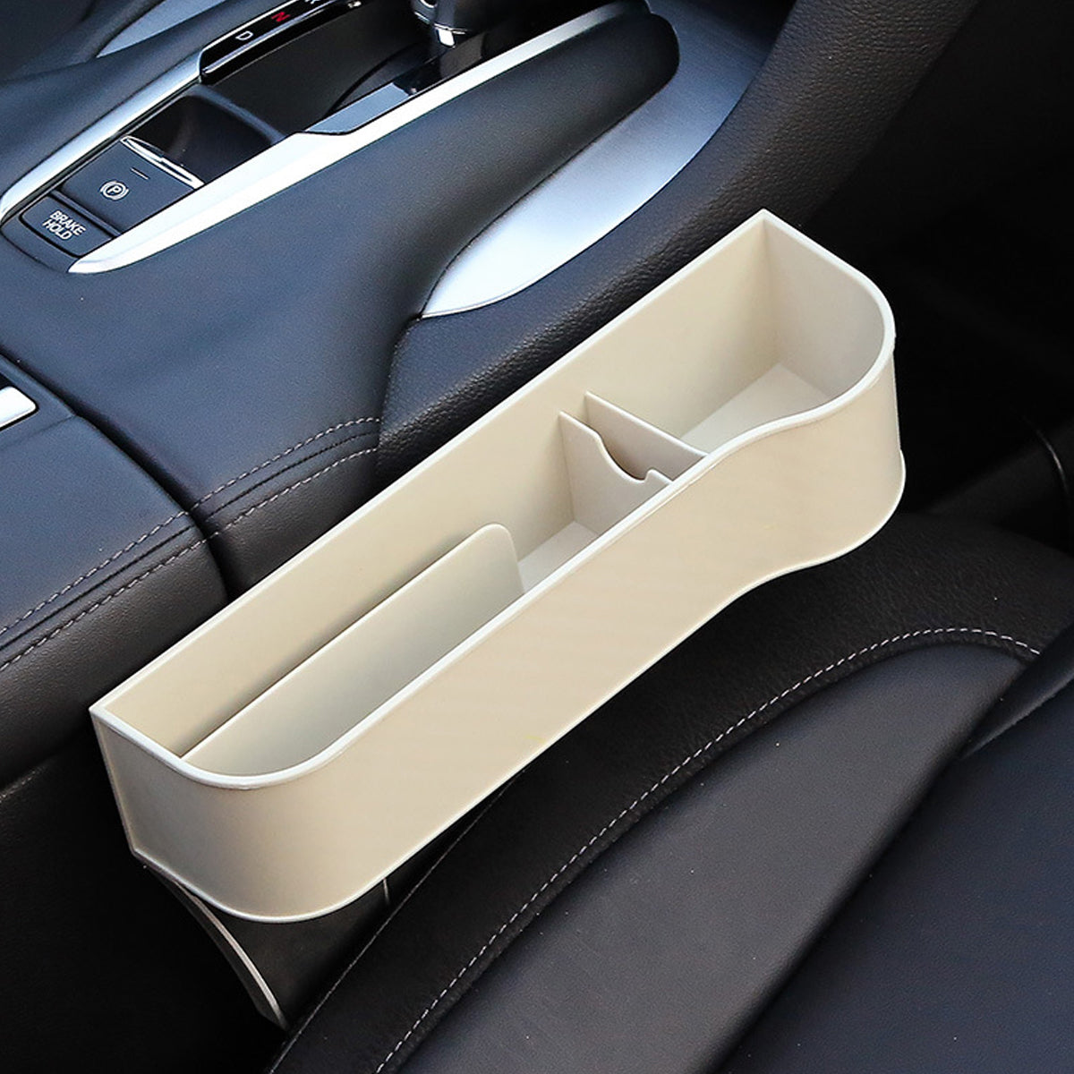 Gray 1Pcs Universal Car Seat Crevice Storage Box Convenient Organizer 3 Colors