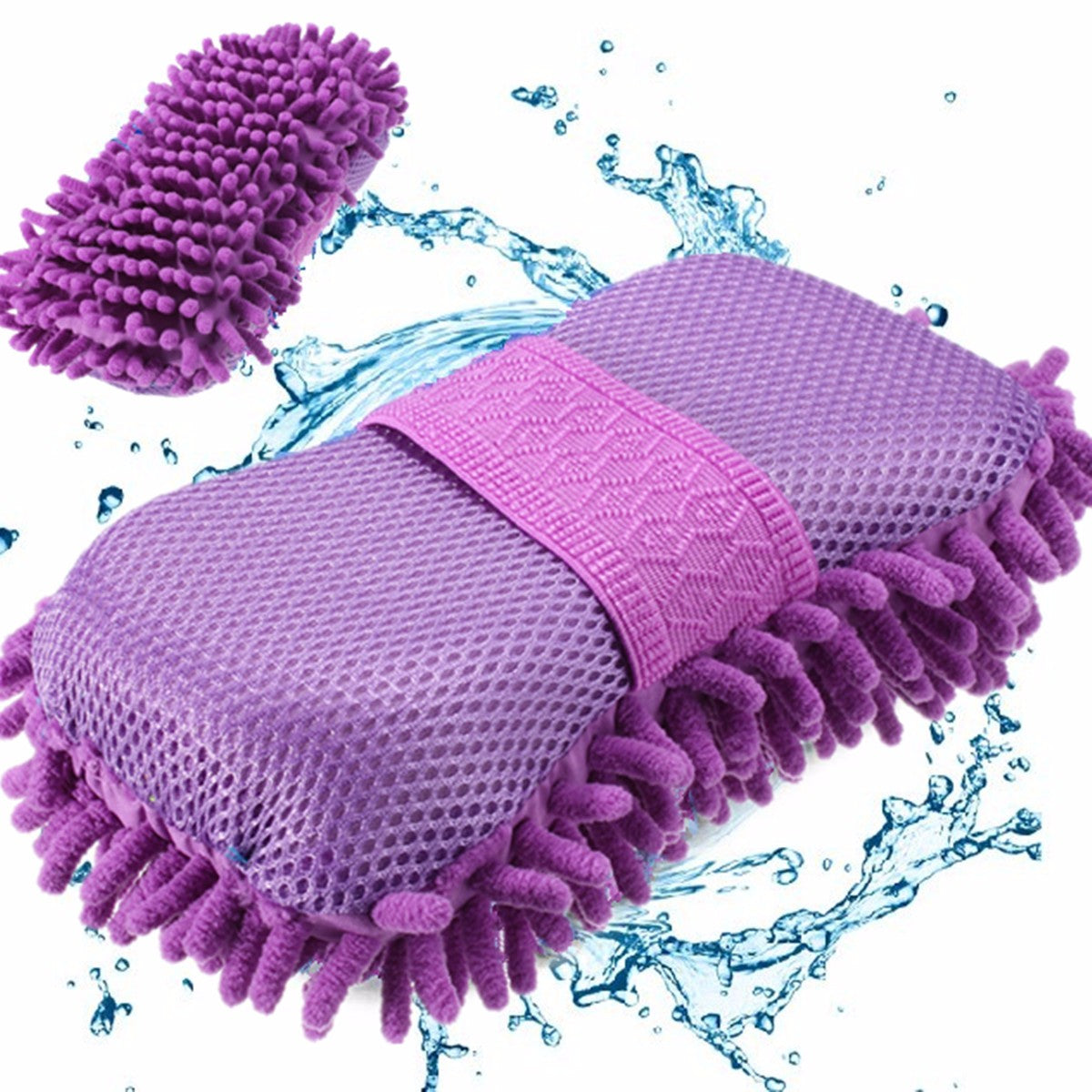 Car Hot Microfiber Chenille Anthozoan Cleaning Sponge Soft Towel Cloth Wash Gloves - Auto GoShop