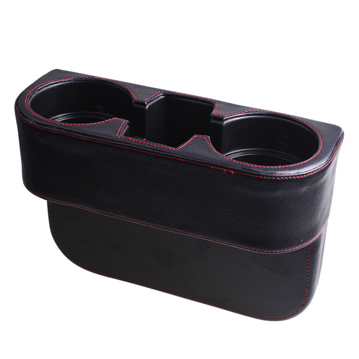 Multi-functional PU Leather Car Seat Crevice Storage Box Seat Gap Organizer Drink Cup Holder - Auto GoShop