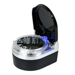 Black Automobile products Shun Wei car with ashtray three color belt LED car home dual-purpose ashtray