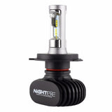 Black NightEye S1 Car LED Headlights Bulbs Front Fog Lamps H4 H7 H11 9005 9006 50W 8000LM 6500K