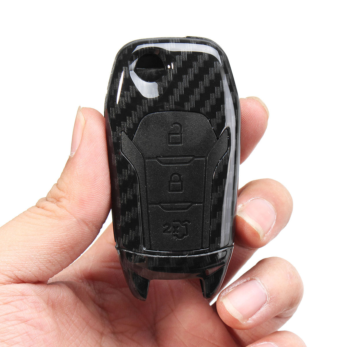 Plastic and Rubber Car Key Case Bag Protector Cover Remote Control Fob for Ford F-150 F-250 F-350 Explorer Ranger - Auto GoShop
