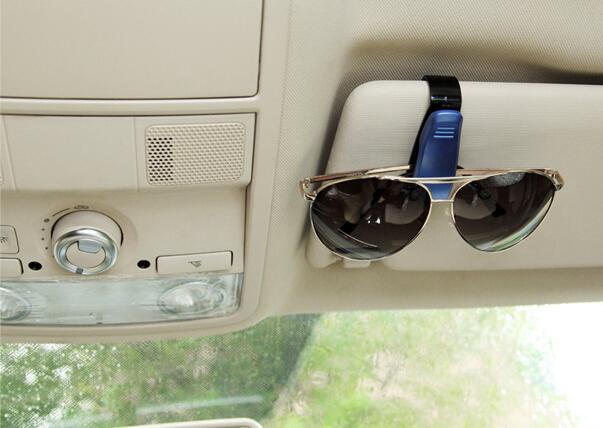 Black Car Sun Visor Glasses Sunglasses Ticket Receipt Card Clip Storage Holder