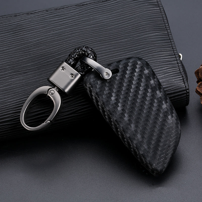 Carbon fiber blade key case cover case - Auto GoShop