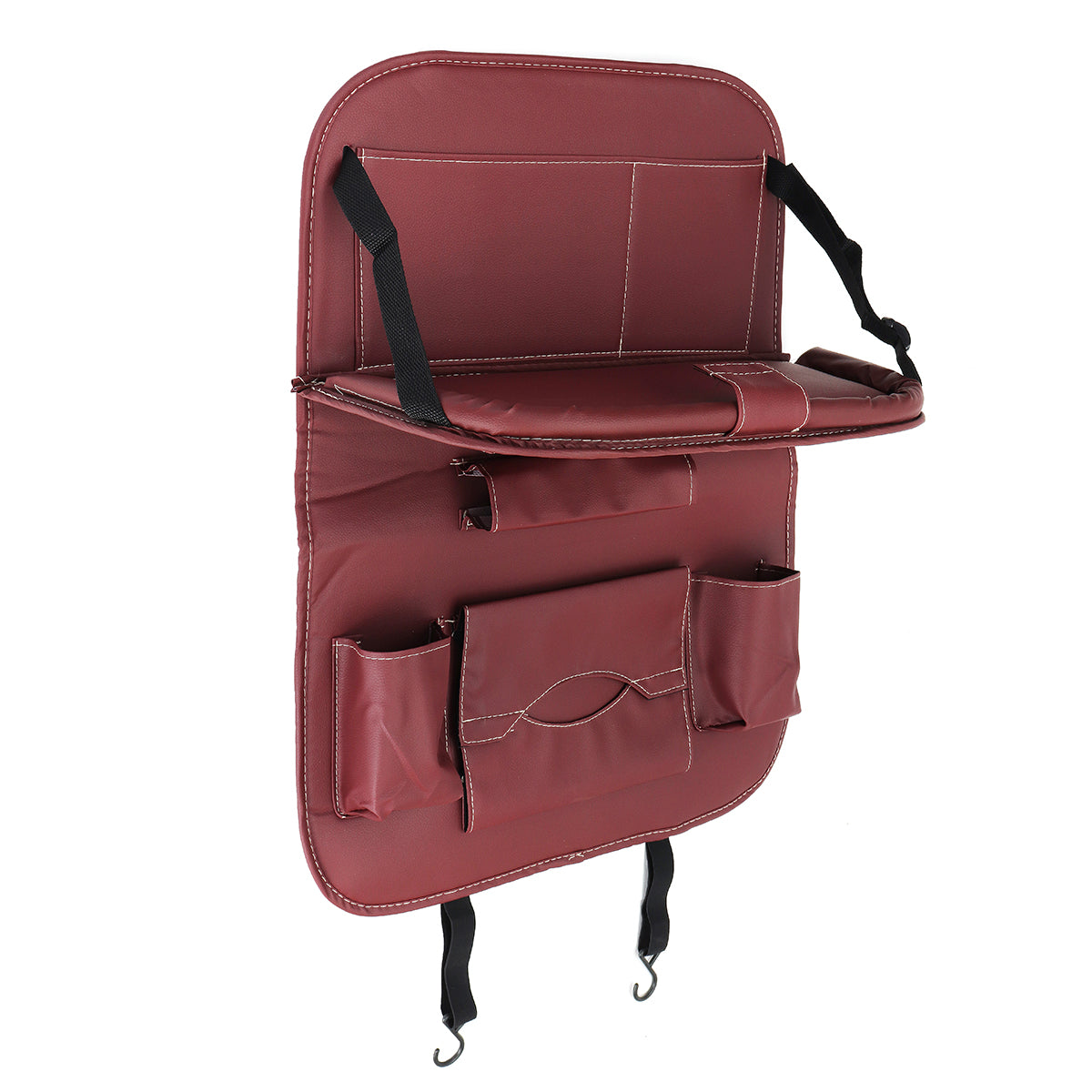 Sienna Car Seat Back Leather Kids Organizer Tidy Pocket Storage Bag Travel Holder Table