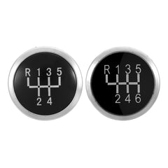 Black 5 Speed 6 Speed Car Gear Shift Knob Cap Cover for Chevrolet Chevy Cruze 2008-2012