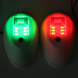 Orange Red Pair Green&Red Touring Navigation Light Marine Light LED Or Bulb For Car Boat Chandlery Boat Yacht