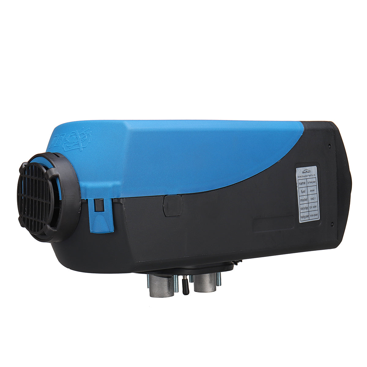 Steel Blue Air Diesel Fuel Heater 5KW 12V Vehicle Heater LCD DynamicThermostat Parking Heater