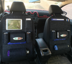 Auto Car Backseat Organizer Car-Styling Holder Multi-Pocket Seat Wool Felt Storage Multifunction Vehicle Accessories Bag - Auto GoShop
