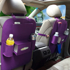 55x41cm Felt Stowing Tidying Multi Pocket Organiser Car Styling Back Seat Storage Bag - Auto GoShop