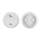 Light Gray BSET MATEL 4Inch Inspection Deck Plate Hatch Marine Boat Yacht Detachable Cover RV Plastic
