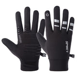 Dark Slate Gray Winter Cycling Warm Windproof Waterproof Anti slip Thermal Touch Screen Gloves