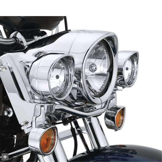 Chrom-Scheinwerfer-Zierring-Set für Motorräder