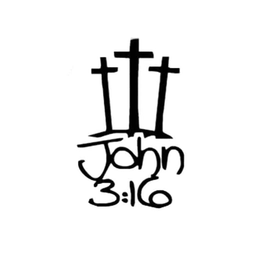 John 3:16 Car Sticker
