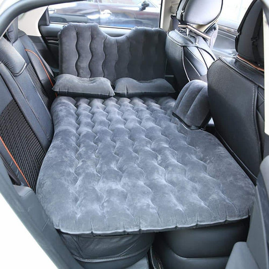 Cubierta del asiento trasero, colchón inflable de aire para acampar en coche