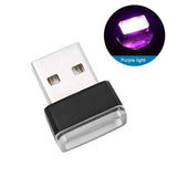 Mini luz LED USB para coche