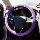Cubierta antideslizante colorida para volante de coche