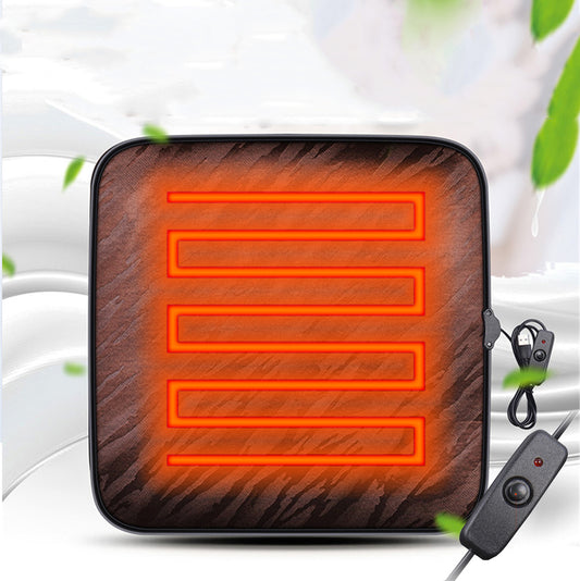 DC 12V Car Electric Heating Cushion Automatic Temperature Control Warm Seat Pad Protector - Auto GoShop