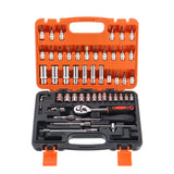 Tomato 40pcs/46pcs/53pcs Socket Ratchet Wrench Set Sleeve 3/8" &1/4" Repair Hardware Tool