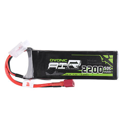 Black Ovonic 7.4V 2200mAh 50C 2S Lipo Battery XT60 Plug for RC Car